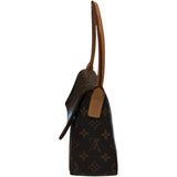 ルイ・ヴィトン LOUIS VUITTON ミニ・ルーピング M51147 ブラウン モノグラム レディース トートバッグ