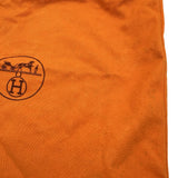 エルメス HERMES バーキン25 □H刻印 ブラック/オレンジ シルバー金具 ニロティカス レディース ハンドバッグ