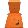 エルメス HERMES バーキン25 □H刻印 ブラック/オレンジ シルバー金具 ニロティカス レディース ハンドバッグ