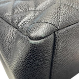 シャネル CHANEL GSTチェーントートバッグ A50995 ブラック/ゴールド金具 キャビア レディース トートバッグ