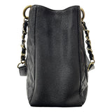 シャネル CHANEL GSTチェーントートバッグ A50995 ブラック/ゴールド金具 キャビア レディース トートバッグ