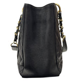 シャネル CHANEL GSTチェーントートバッグ A50995 ブラック/ゴールド金具 キャビア レディース トートバッグ