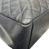シャネル CHANEL GSTチェーントートバッグ A50995 ブラック/ゴールド金具 キャビア レディース トートバッグ