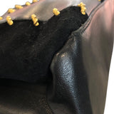 サルヴァトーレ・フェラガモ Salvatore Ferragamo パッチワーク ハンドバッグ 214766 ブラック レザー・スエード レディース ハンドバッグ