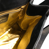 サルヴァトーレ・フェラガモ Salvatore Ferragamo パッチワーク ハンドバッグ 214766 ブラック レザー・スエード レディース ハンドバッグ
