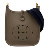 エルメス HERMES エヴリン TPM W刻 エトゥープ ゴールド金具 トリヨン レディース ショルダーバッグ