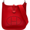 エルメス HERMES エヴリンTPM K刻印 ルージュクー シルバー金具 トリヨンクレマンス レディース ショルダーバッグ