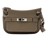 エルメス HERMES ジプシエール ミニ U刻印 エトゥープ シルバー金具 スイフト レディース ショルダーバッグ