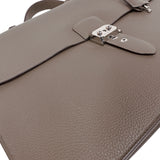 エルメス HERMES サックアデペッシュ2 38 T刻　 トープ・シルバー金具 トゴ メンズ ビジネスバッグ