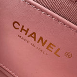 シャネル CHANEL マトラッセ ミニフラップバッグ AS3467 ピンク ゴールド金具 キャビアスキン レディース ショルダーバッグ