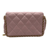シャネル CHANEL マトラッセ ミニフラップバッグ AS3467 ピンク ゴールド金具 キャビアスキン レディース ショルダーバッグ