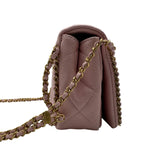 シャネル CHANEL マトラッセ ミニフラップバッグ AS3467 ピンク ゴールド金具 キャビアスキン レディース ショルダーバッグ