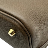 エルメス HERMES ピコタンロックMM Z刻印 エトゥープ ゴールド金具 トリヨンクレマンス レディース ハンドバッグ