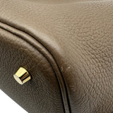 エルメス HERMES ピコタンロックMM Z刻印 エトゥープ ゴールド金具 トリヨンクレマンス レディース ハンドバッグ