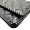 シャネル CHANEL マトラッセチェーンウォレット AP0250 28番台 ブラック シルバー金具 キャビアスキン レディース ショルダーバッグ