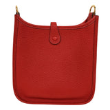 エルメス HERMES エヴリンTPM Y刻印　(2020年製) ルージュクー/GD トリヨン レディース ショルダーバッグ