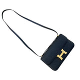 エルメス HERMES コンスタンスエラン W刻 ブラック ゴールド金具 エプソン レディース ショルダーバッグ