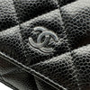 シャネル CHANEL ミニマトラッセ チェーンウォレット AP0250 ブラック シルバー金具 キャビアスキン レディース ショルダーバッグ