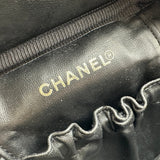 シャネル CHANEL ココマーク バニティバッグ A01998 4番台 ブラック ゴールド金具 レディース ハンドバッグ