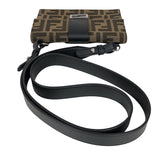 フェンディ FENDI ズッカマルスピオバケット　ショルダーバッグ 7M0295 ブラウン キャンバス レディース ショルダーバッグ