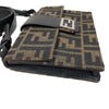 フェンディ FENDI ズッカマルスピオバケット　ショルダーバッグ 7M0295 ブラウン キャンバス レディース ショルダーバッグ