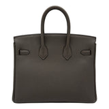 エルメス HERMES バーキン25 U刻 エタン ゴールド金具 トゴ レディース ハンドバッグ