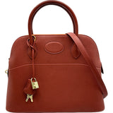 エルメス HERMES ボリード31 □E刻印 キュイーブル/ゴールド金具 トゴ レディース ショルダーバッグ
