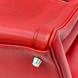エルメス HERMES ケリーラキ35 □Q刻印 ヴァーミリオン シルバー金具 スイフト レディース ショルダーバッグ