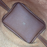 エルメス HERMES ピコタンロックPM エクラ C刻印 ゴールド シルバー金具 トリヨン/スイフト レディース ハンドバッグ
