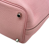 エルメス HERMES ピコタンロックPM Y刻印 ローズサクラ/シルバー金具 トリヨン レディース ハンドバッグ