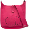 エルメス HERMES エブリン3 PM ▢Q刻印 ローズティリアン シルバー金具 エプソン レディース ショルダーバッグ