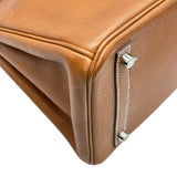 エルメス HERMES バーキン30 C刻印 ゴールド/シルバー金具 フォーブ レディース ハンドバッグ