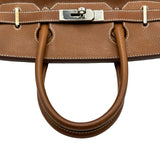 エルメス HERMES バーキン30 C刻印 ゴールド/シルバー金具 フォーブ レディース ハンドバッグ