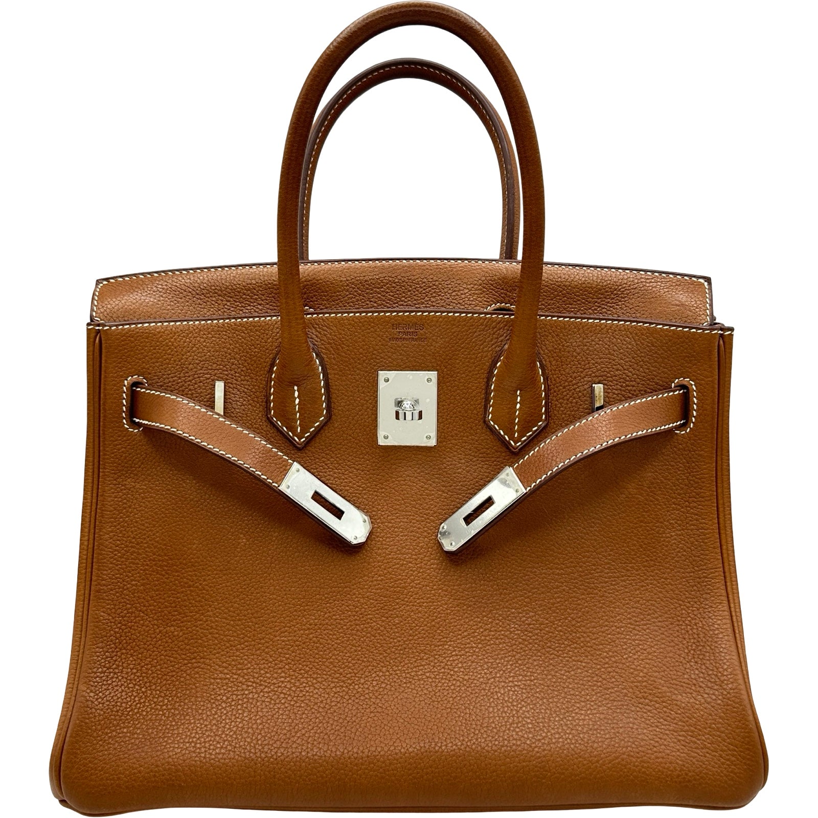 エルメス HERMES バーキン30 C刻印 ゴールド/シルバー金具 フォーブ