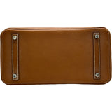 エルメス HERMES バーキン30 C刻印 ゴールド/シルバー金具 フォーブ レディース ハンドバッグ