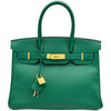 エルメス HERMES バーキン30 C刻印 ヴェールヴェルティゴ/ゴールド金具 エプソン レディース ハンドバッグ