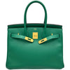 エルメス HERMES バーキン30 C刻印 ヴェールヴェルティゴ/ゴールド金具 エプソン レディース ハンドバッグ