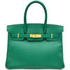 エルメス HERMES バーキン30 C刻印 ヴェールヴェルティゴ/ゴールド金具 エプソン レディース ハンドバッグ