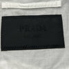 プラダ PRADA トライアングルロゴ半袖シャツジャケット SC871 ブラック ナイロン メンズ ナイロンジャケット