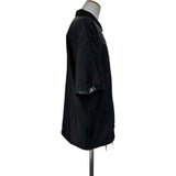 プラダ PRADA トライアングルロゴ半袖シャツジャケット SC871 ブラック ナイロン メンズ ナイロンジャケット