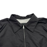 プラダ PRADA トライアングルロゴ半袖シャツジャケット SC871 ブラック ナイロン メンズ ナイロンジャケット