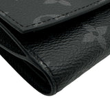 ルイ・ヴィトン LOUIS VUITTON ヴィクター・ウォレット M12598 ブラック モノグラム・エクリプスキャンバス メンズ 三つ折り財布