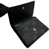 ルイ・ヴィトン LOUIS VUITTON ヴィクター・ウォレット M12598 ブラック モノグラム・エクリプスキャンバス メンズ 三つ折り財布