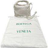 ボッテガ・ヴェネタ BOTTEGA VENETA ミニホップ 777586 ホワイト イントレチャートレザー レディース ショルダーバッグ