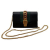 グッチ GUCCI シルヴィスーパーミニバッグ 494646 ブラック /ゴールド金具 レザー レディース ショルダーバッグ