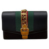 グッチ GUCCI シルヴィスーパーミニバッグ 494646 ブラック /ゴールド金具 レザー レディース ショルダーバッグ