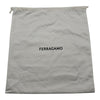 サルヴァトーレ・フェラガモ Salvatore Ferragamo スモールロゴトートバッグ 219475 ベージュ/ブラウン キャンバス/レザー レディース トートバッグ