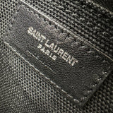 サンローラン SAINT LAURENT リヴゴーシュトートバッグ 632539 アイボリー/ブラック キャンバス/レザー レディース トートバッグ