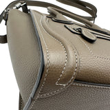 セリーヌ CELINE ラゲージナノショッパー 189243 トープ シルバー金具 ドラムドカーフスキン レディース ハンドバッグ