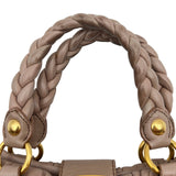 ミュウミュウ miu miu マテラッセ ハンドバッグ ピンクベージュ ナッパレザー レディース ショルダーバッグ